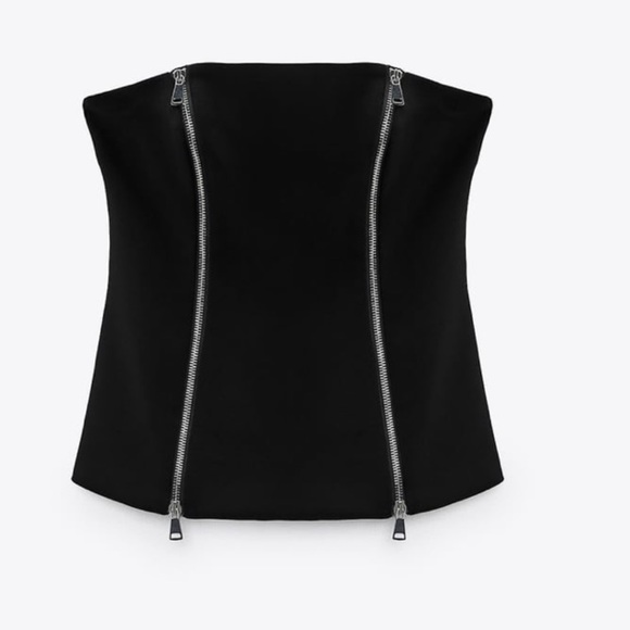 LAST WEEKEND here-NWT Zara Strapless Zipper Top
Offers welcome!! - Picture 3 of 4